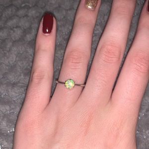 Vivamacity blue Opal ring